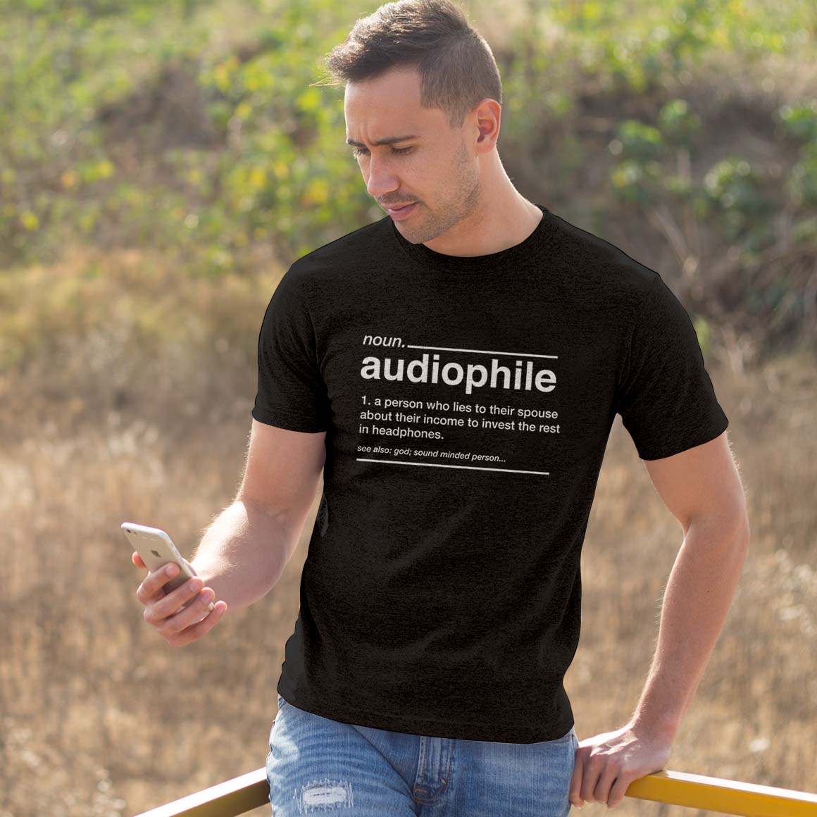  Audiophile Defined T-Shirt、mySite、merchandisen