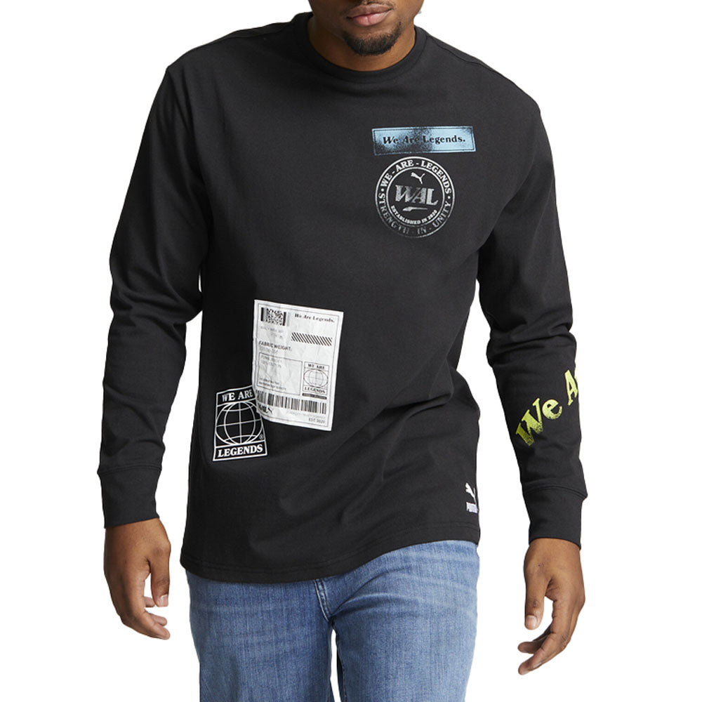 We Are Legends Workwear Graphic Crew Neck Long Sleeve T-Shirt、mySite、gtrtttuynbv