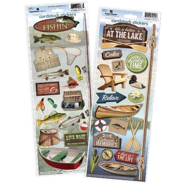  Scrapbook Stickers - Fishing Value Pack、mySite、ghnorth