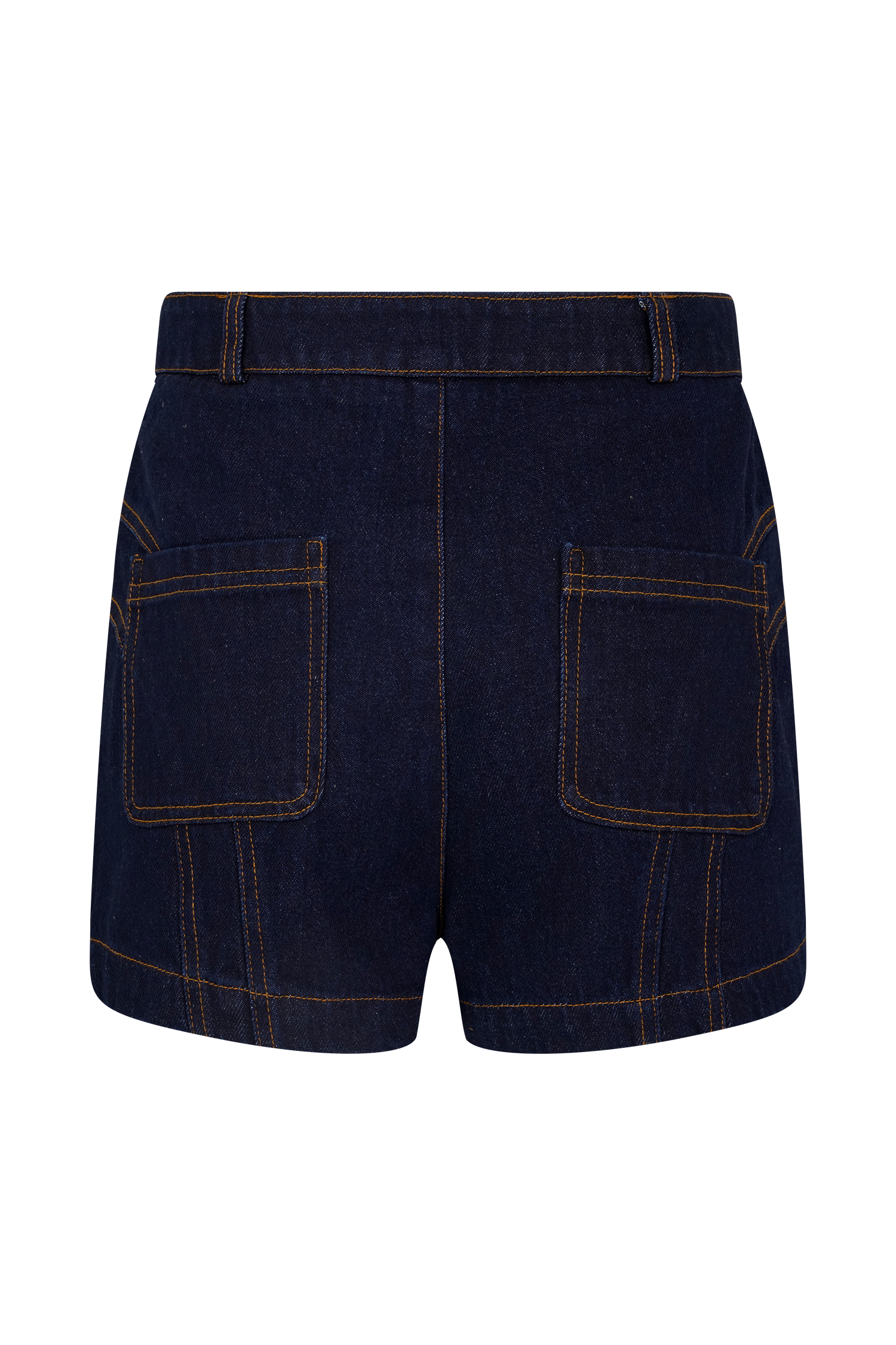 Meadow Denim Shorts - Indigo Blue、mySite、solidvoid
