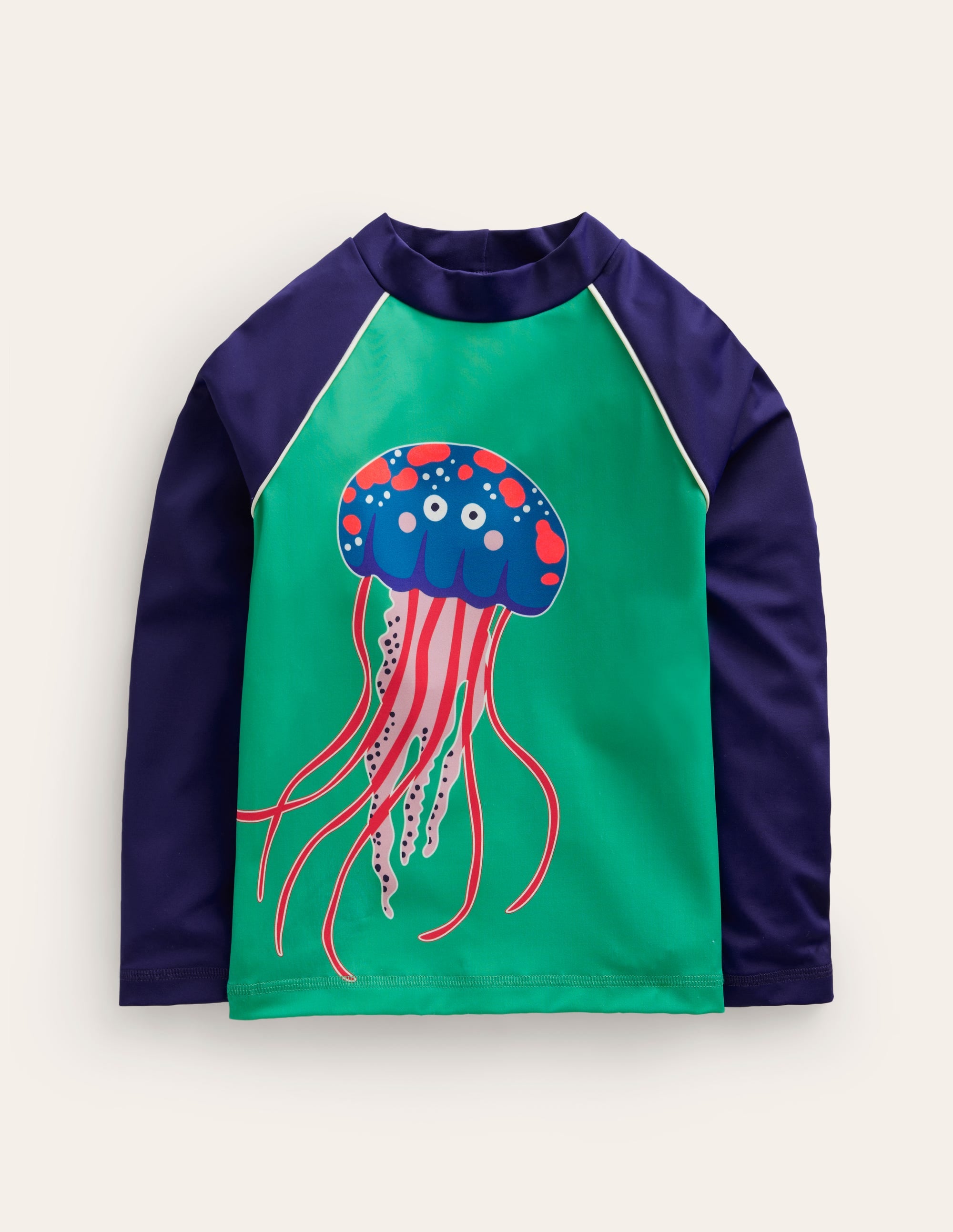  Logo Rash Vest-Ming Green Jelly Fish、mySite、ashleygrahame