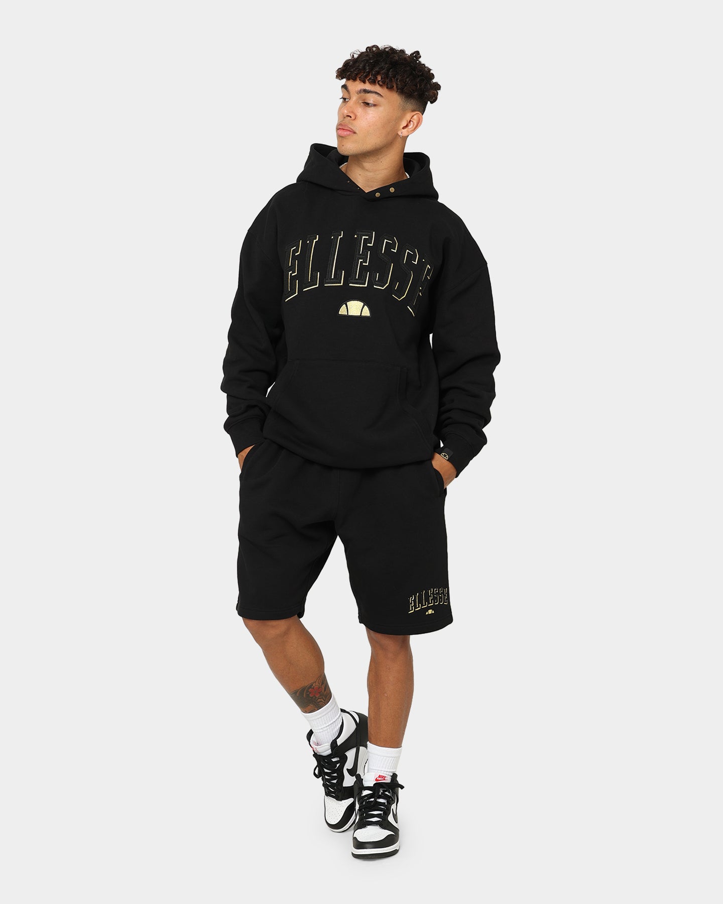 Ellesse Yale Shorts Black/Gold、mySite、zt4zffjzw