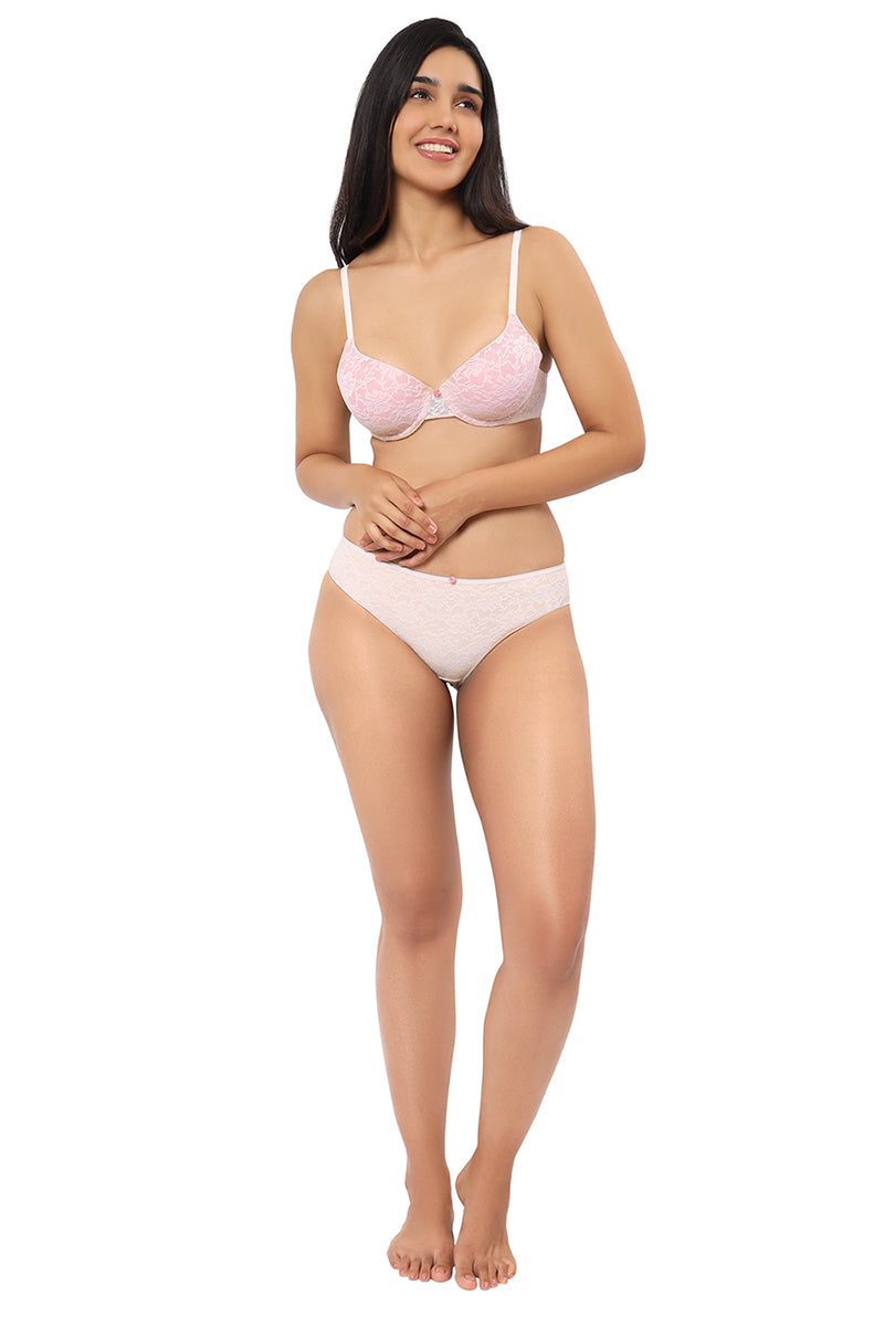  Floral Romance Lightly Padded Wired Full Coverage Bra - Angel W_Bridal R、mySite、justintrudeaud