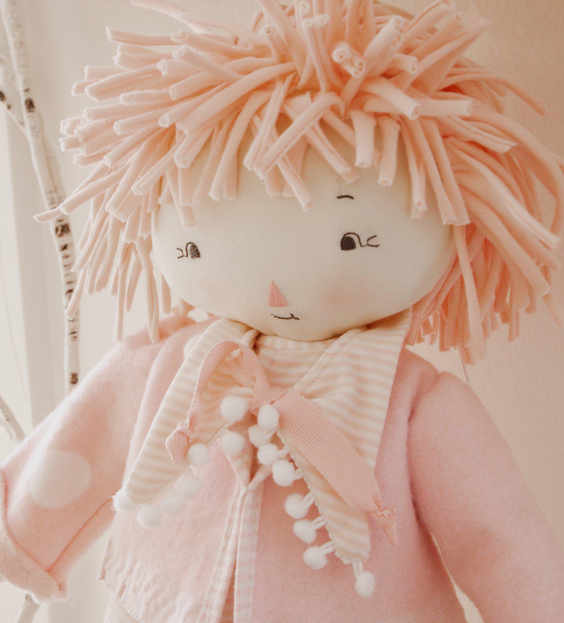 RETIRED - Hutch Studio Original - Betsy Bellbottoms & Ellie the Elephant Doll Set - One of A Kind、mySite、g9winljtr