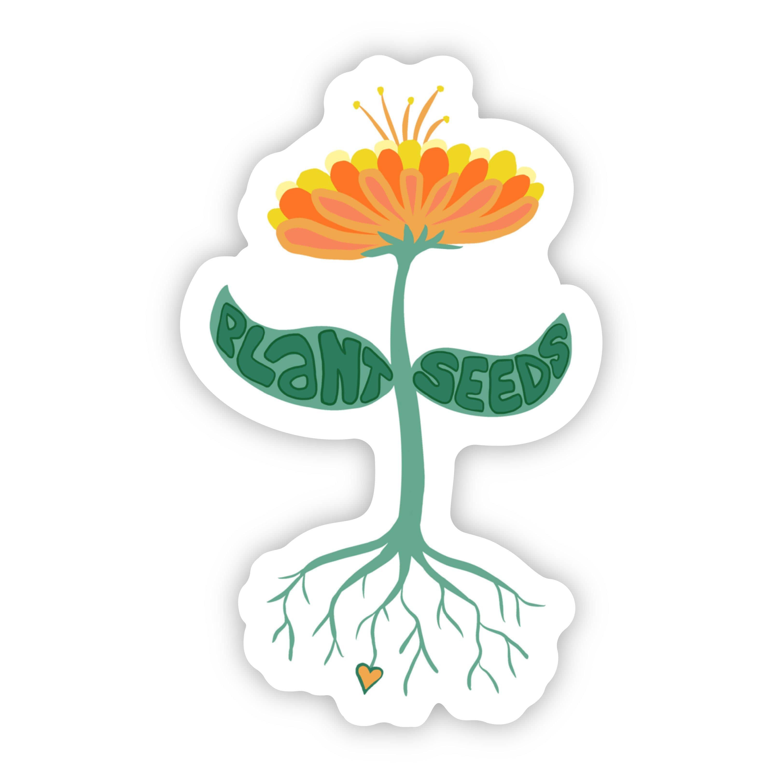  Plant Seeds Floral Sticker、mySite、elrpsem3k