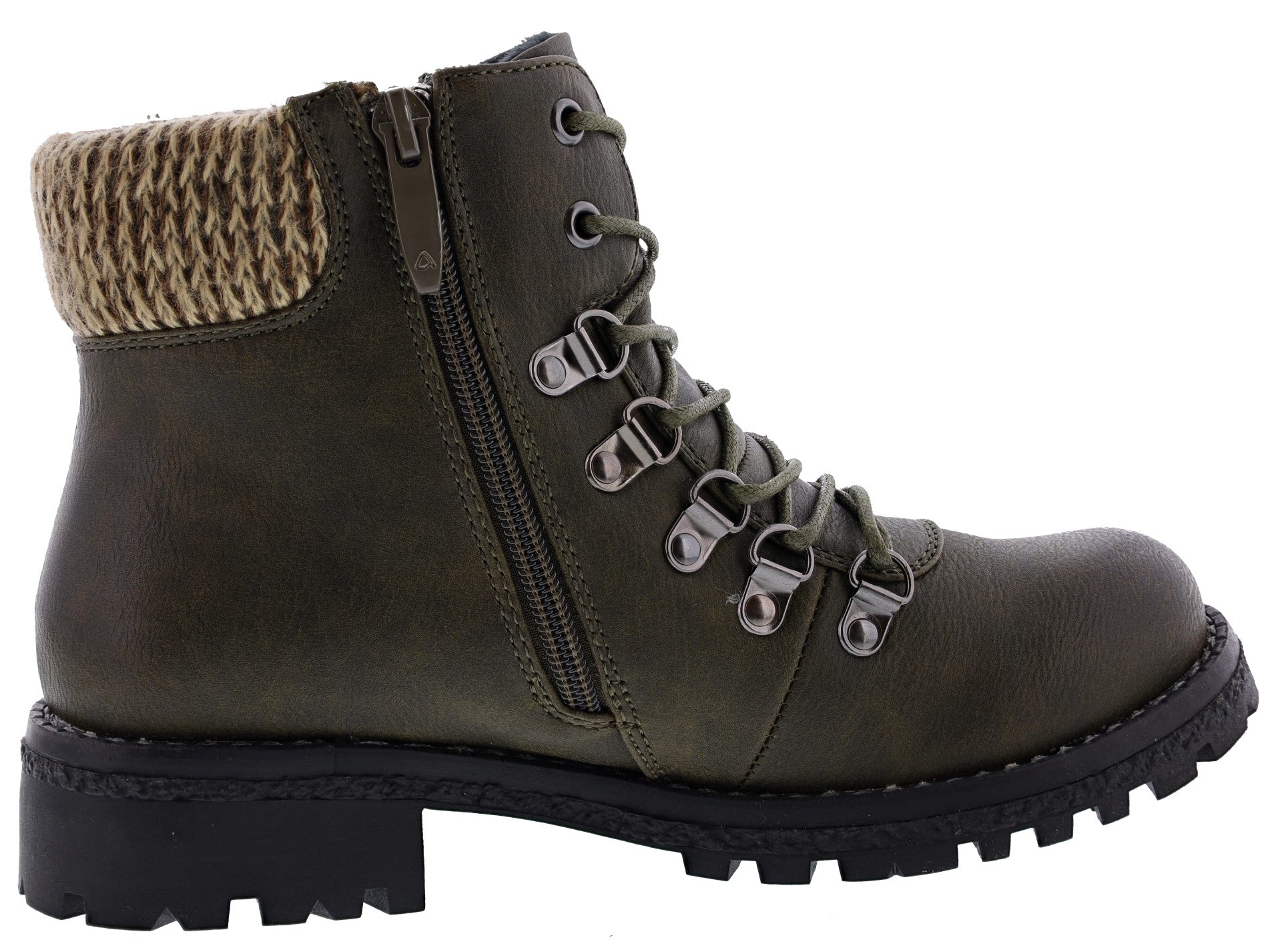 Patrizia Clarris Chunky Heel Combat Boots Women、mySite、dreamappss