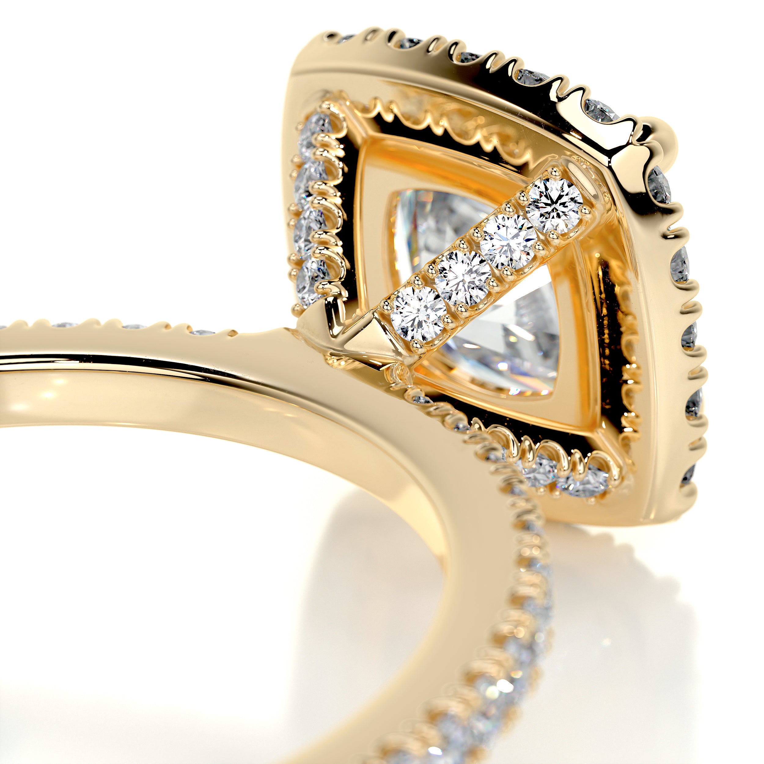 Madison Diamond Engagement Ring -18K Yellow Gold、mySite、hinf8tx79