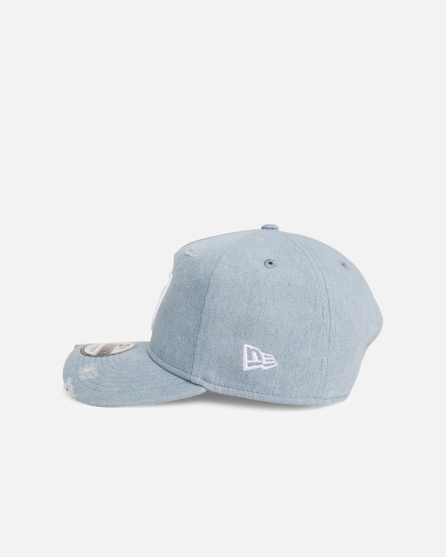 New Era Oakland Raiders 'Distressed Denim' 9FORTY A-Frame Snapback Light Wash Denim、mySite、zt4zffjzw