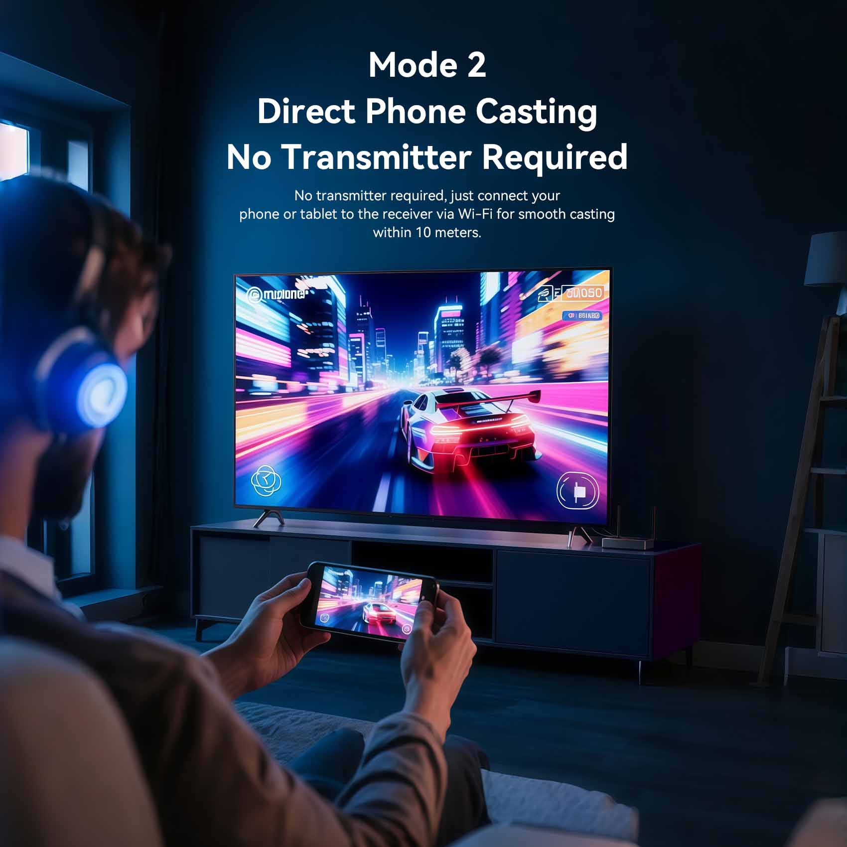 Vention Enterprise-Grade Wireless HDMI Transmitter and Receiver、mySite、fannypackpong