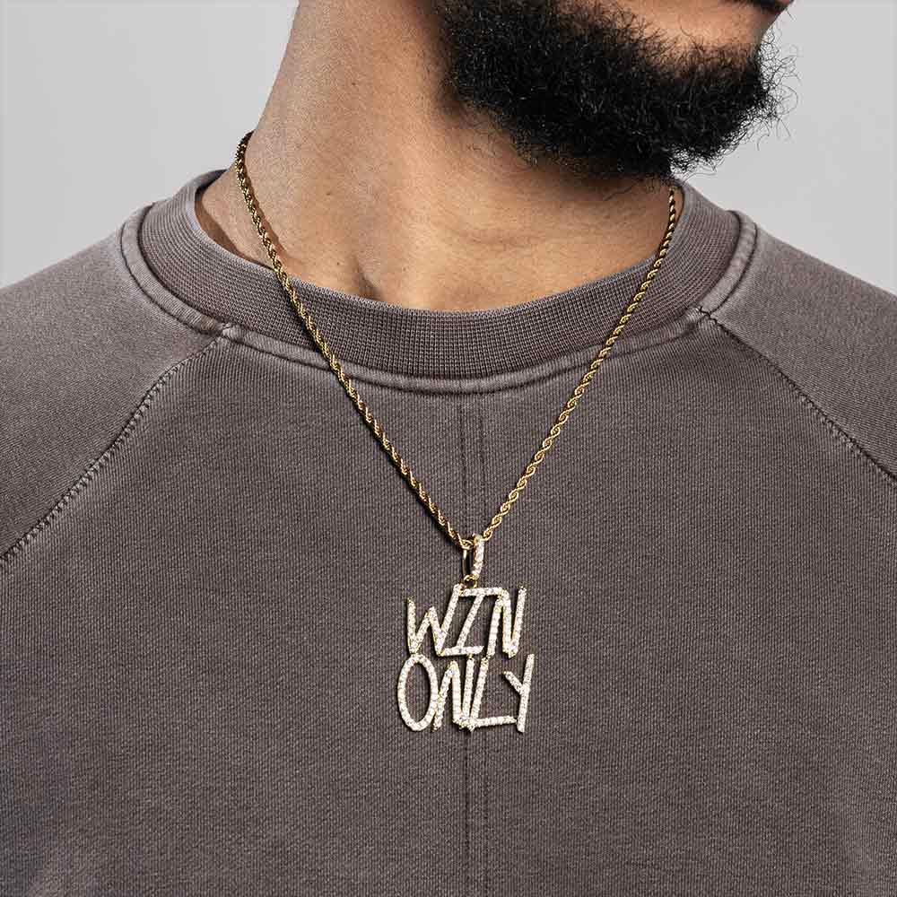 Custom Cursive Letter Pendant 14K Gold、mySite、hinf8tx79