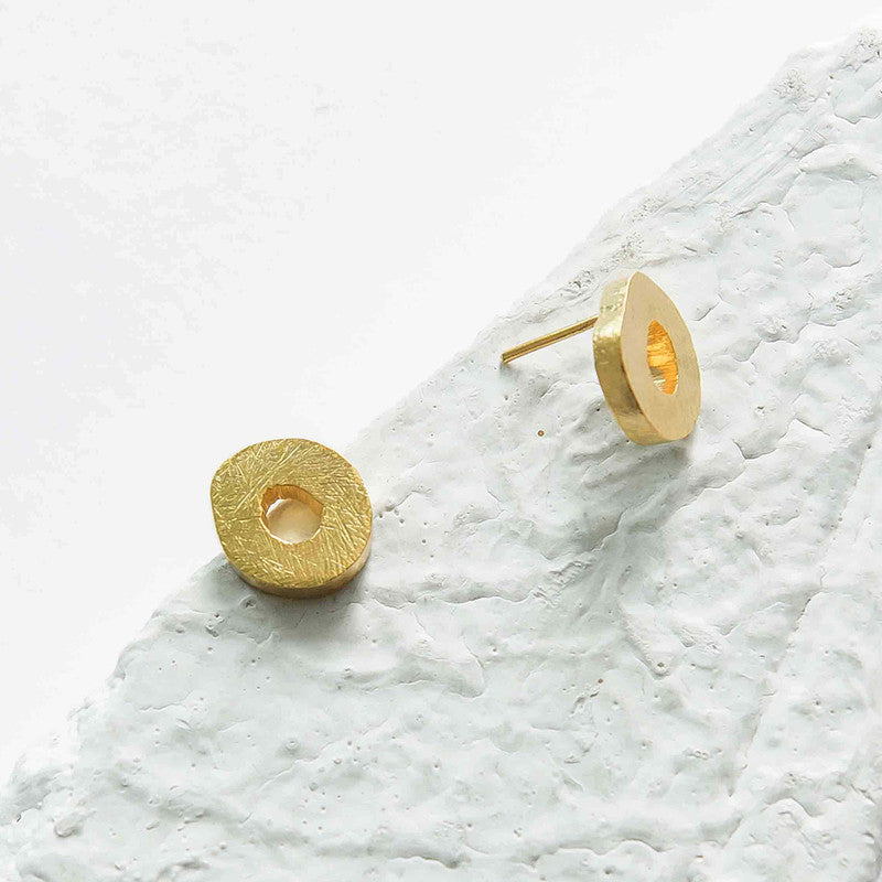 Brass Gorria Earrings | Stud、mySite、camillekostekn