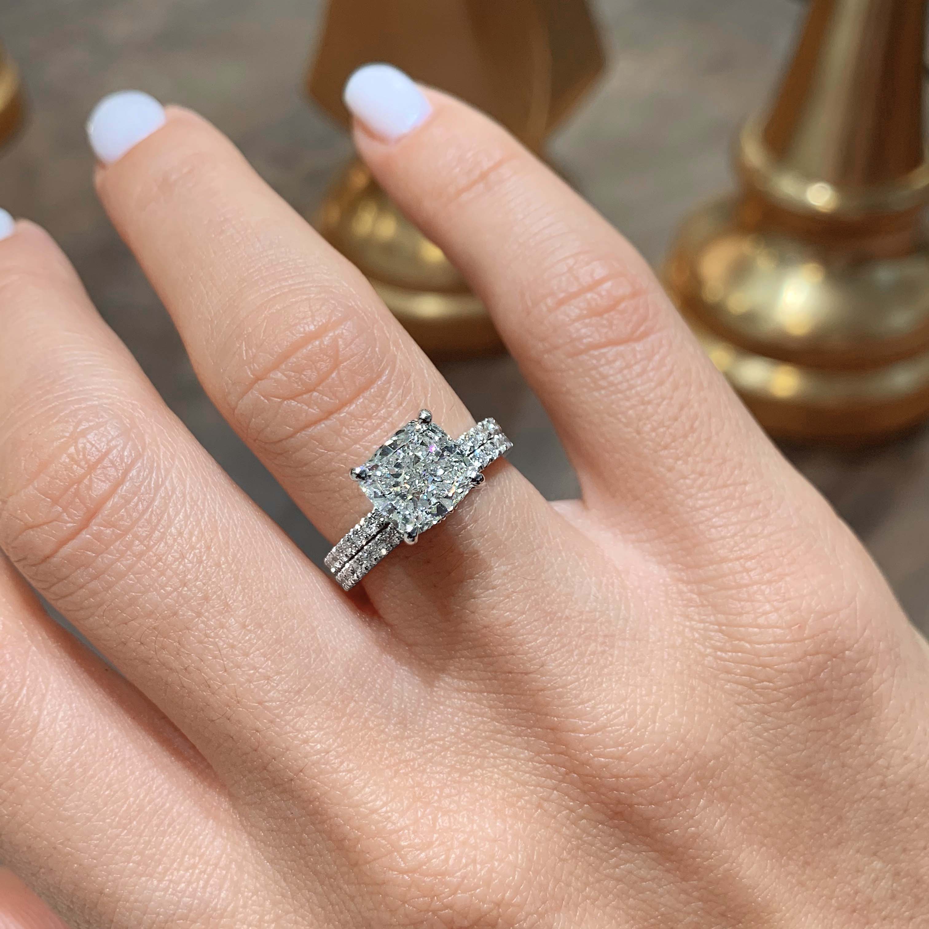 Madeline Diamond Bridal Set -18K White Gold、mySite、hinf8tx79