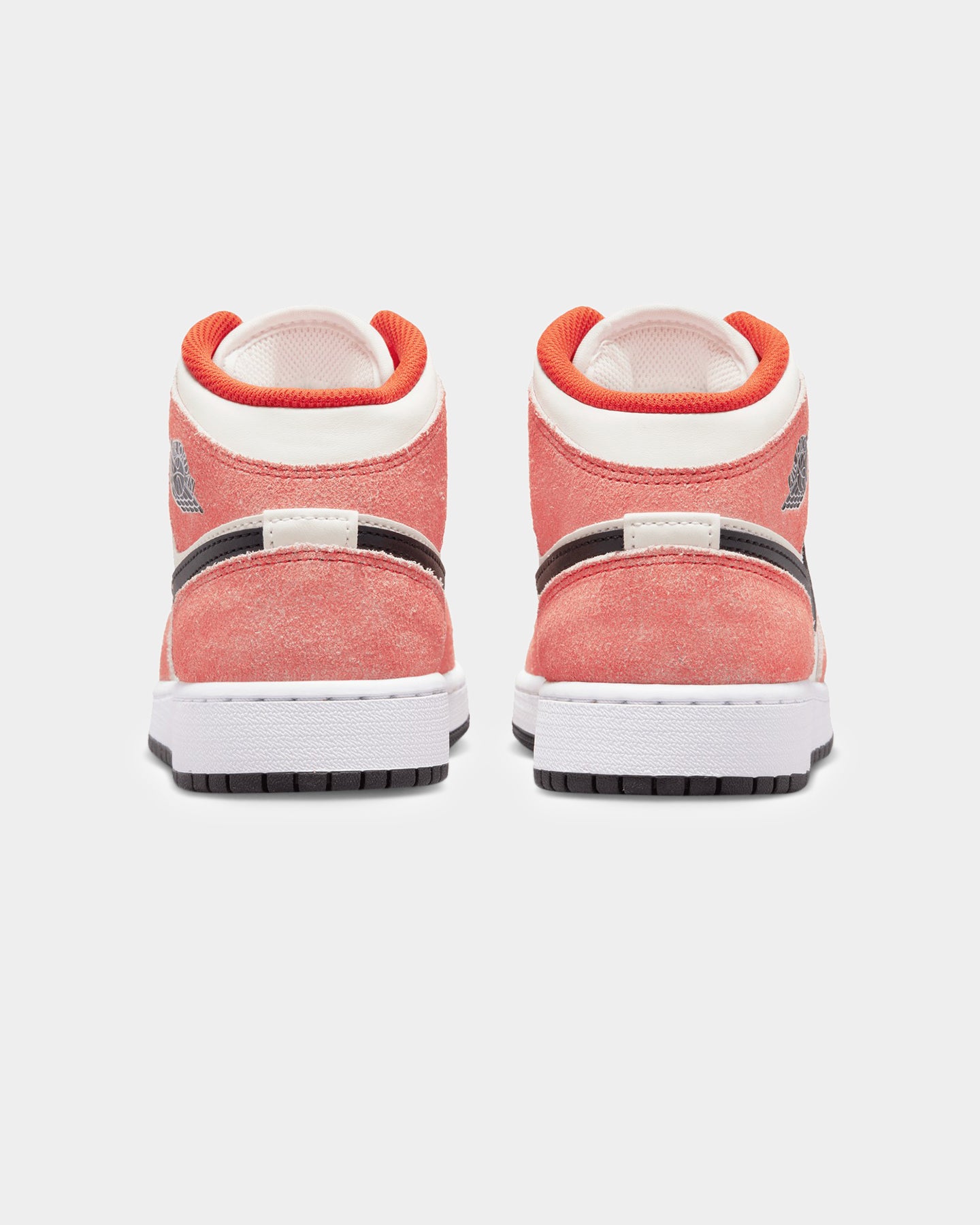 Jordan Kids' Air Jordan 1 Mid SE Orange Suede Team Orange/Black、mySite、zt4zffjzw