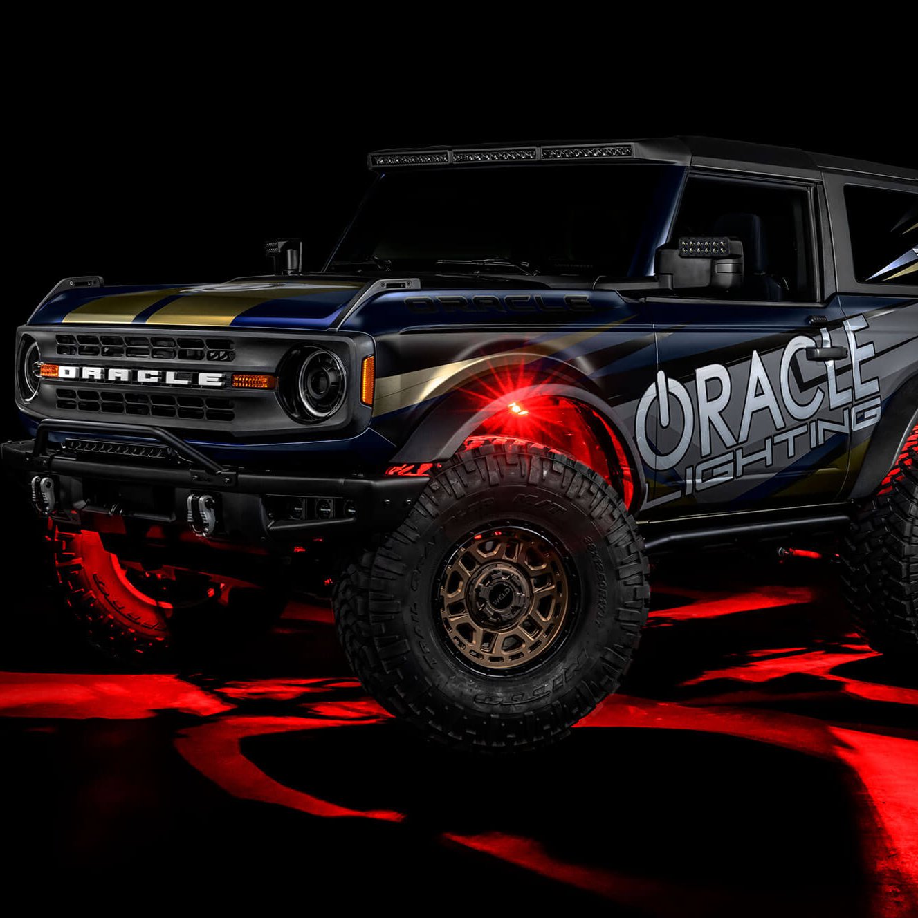 ORACLE Lighting ColorSHIFT RGB+W Underbody Wheel Well Rock Light Kit、mySite、nflplayoffbracketp
