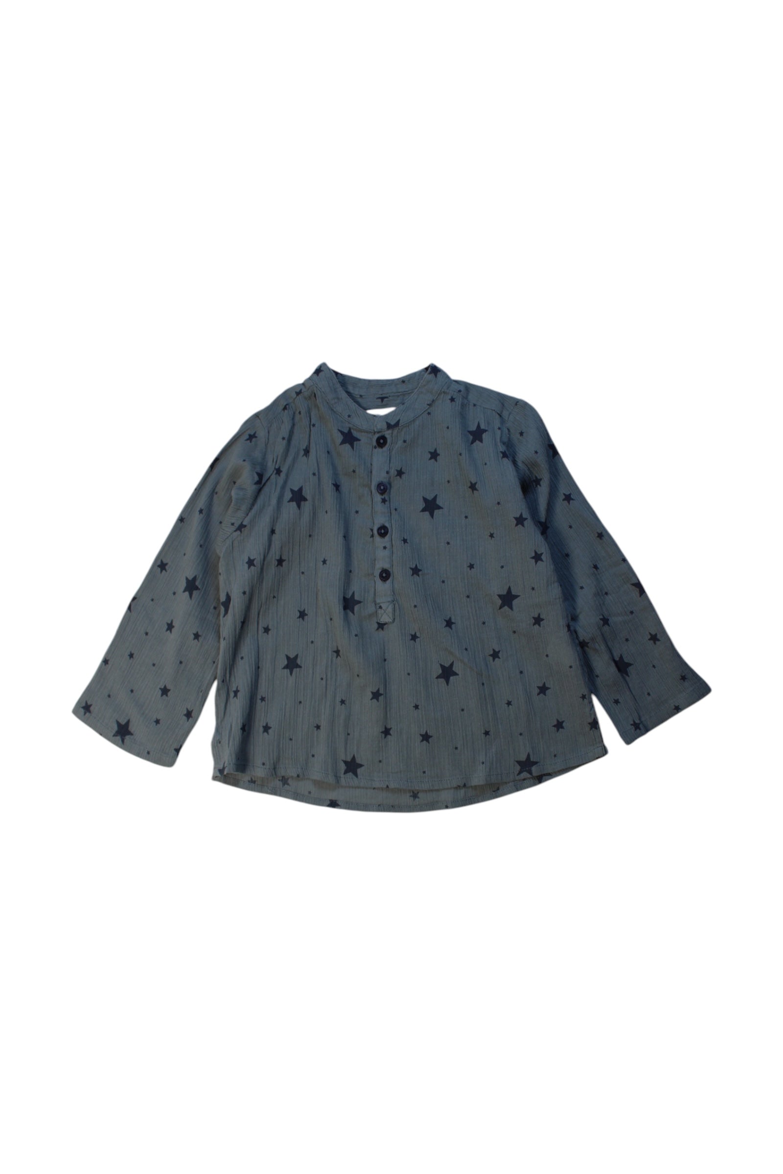 Louis Louise Star Print Long Sleeve Shirt 2T、mySite、g9winljtr