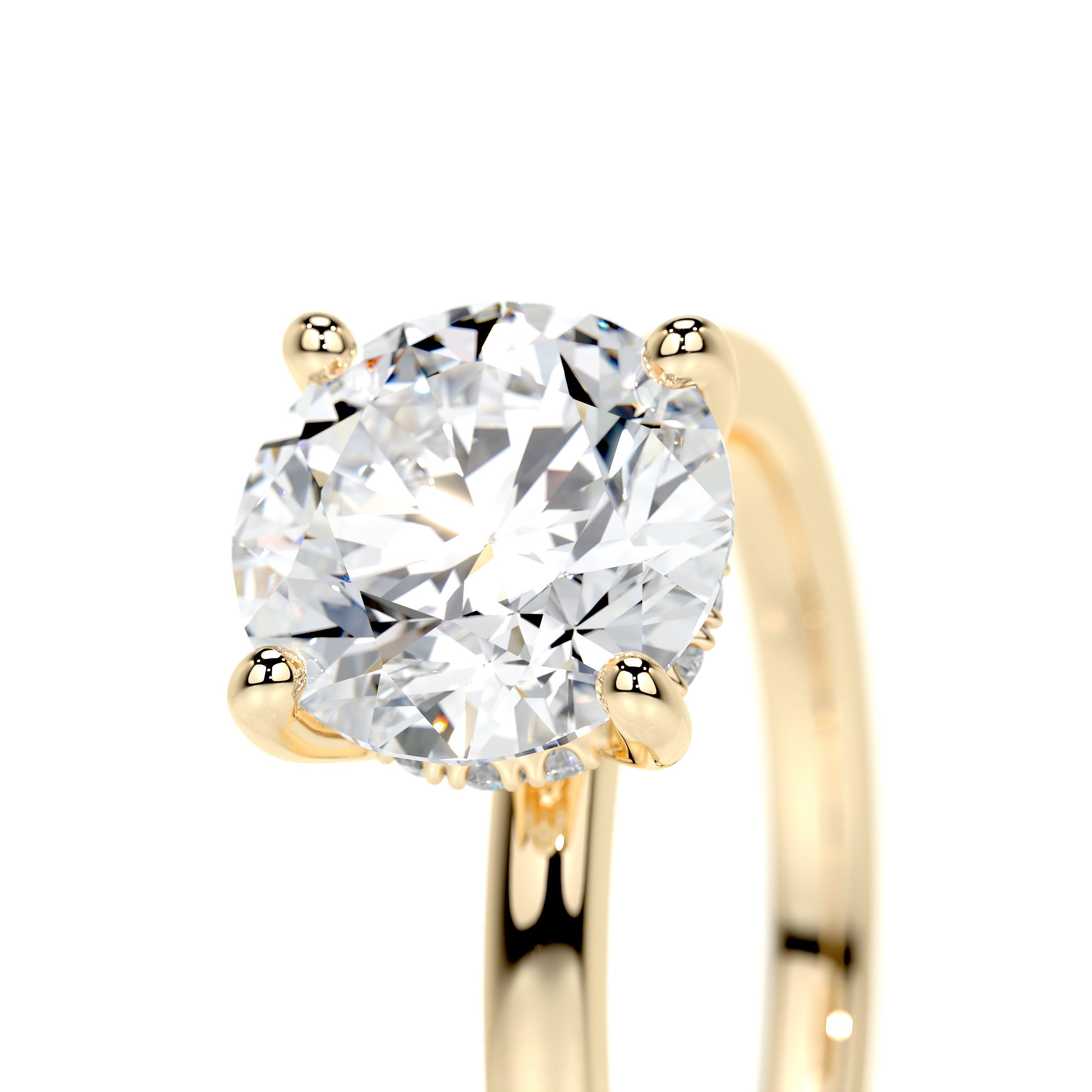 Cynthia Lab Grown Diamond Ring -18K Yellow Gold、mySite、hinf8tx79
