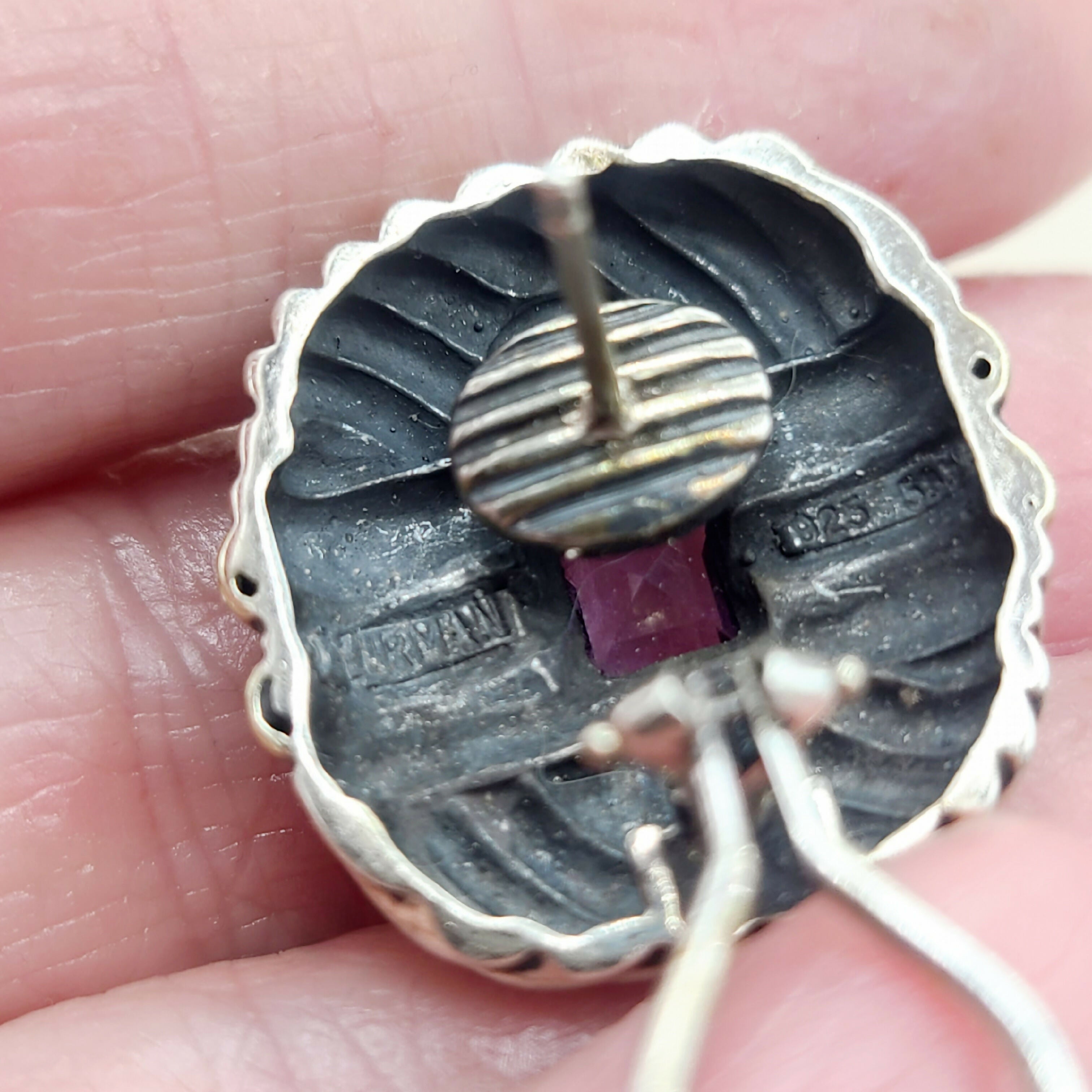 David Yurman Renaissance Earrings 鈥?Amethyst & Green Onyx、mySite、hinf8tx79