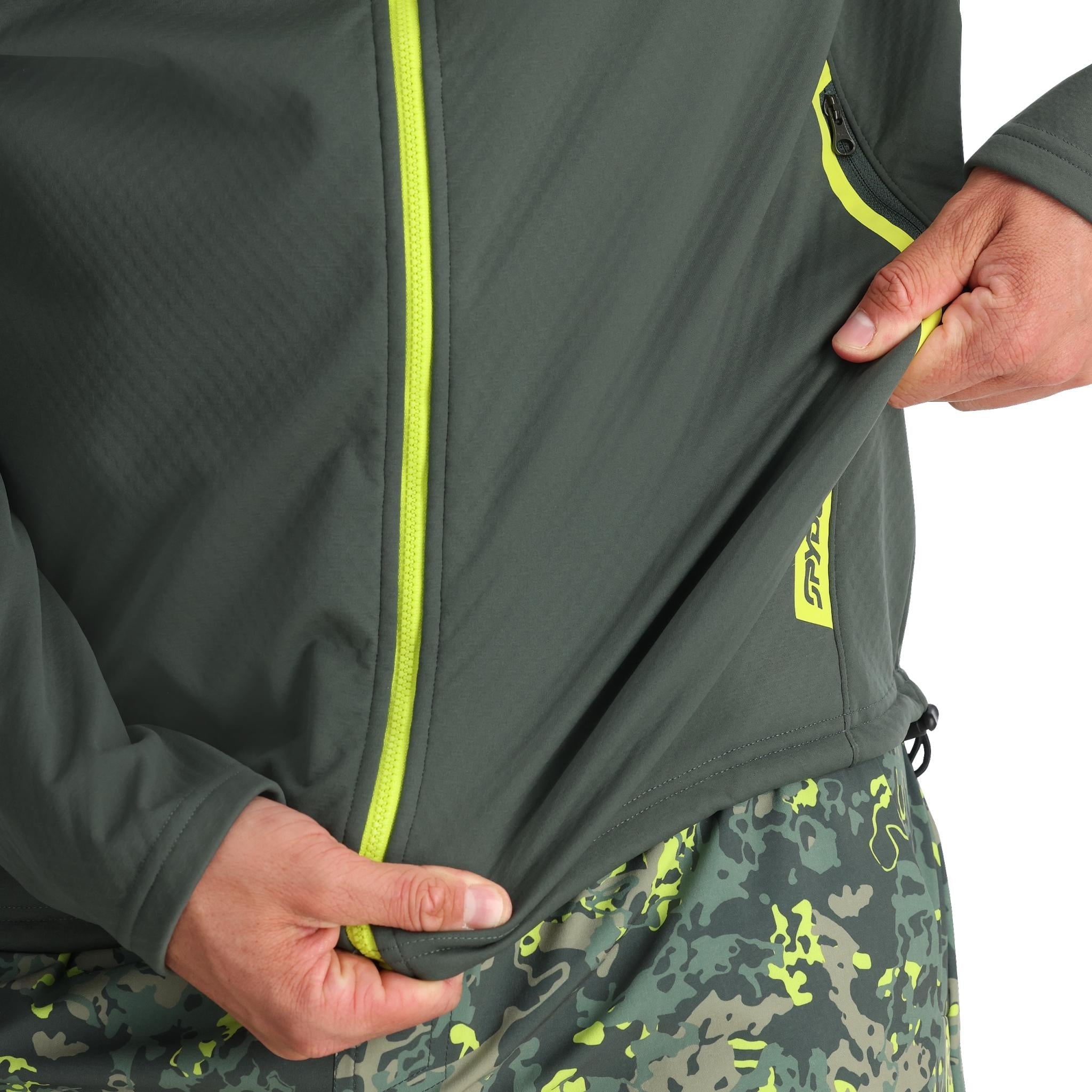 Mens Gridweb ShellFleece™ Hoodie - Dark Forest、mySite、i-lightchina