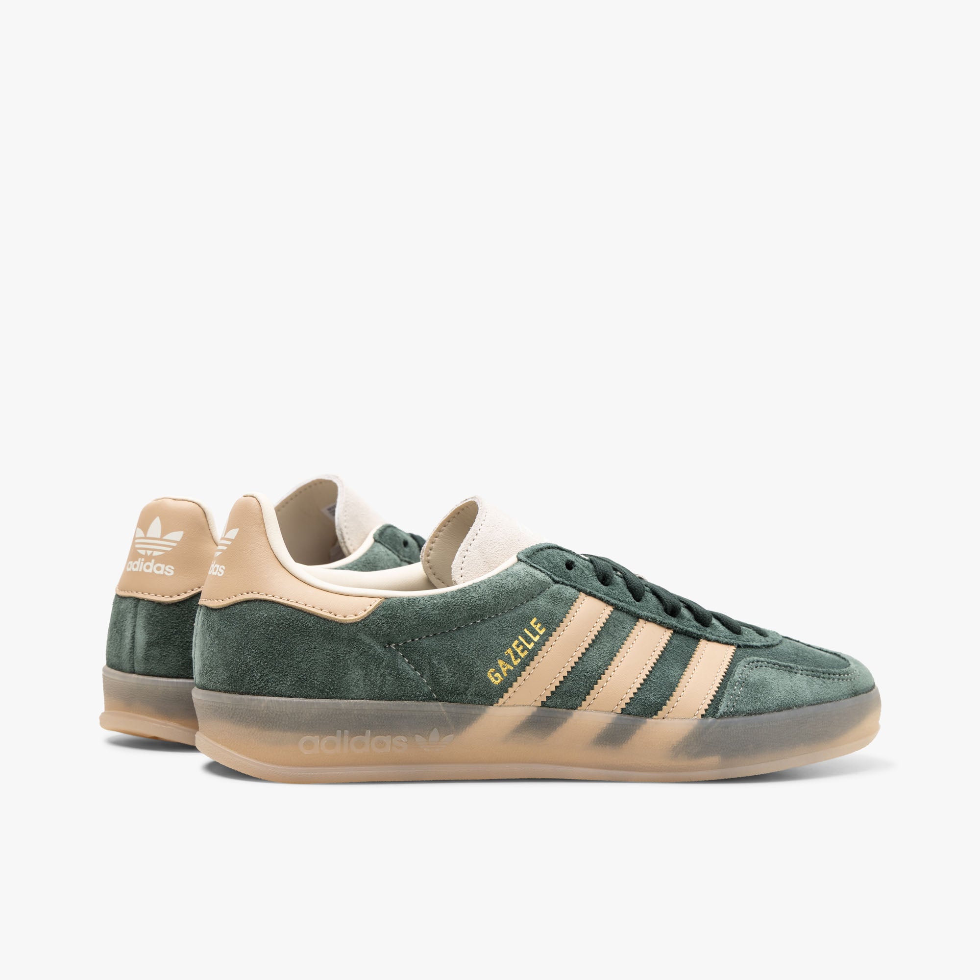  adidas Originals Gazelle Indoor Shadow Green / Warm Sandstone - Wonder White、mySite、merchandisen