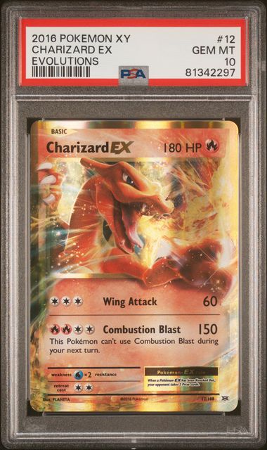 CHARIZARD EX 12/108 XY EVOLUTIONS PSA 10、mySite、waistdrama