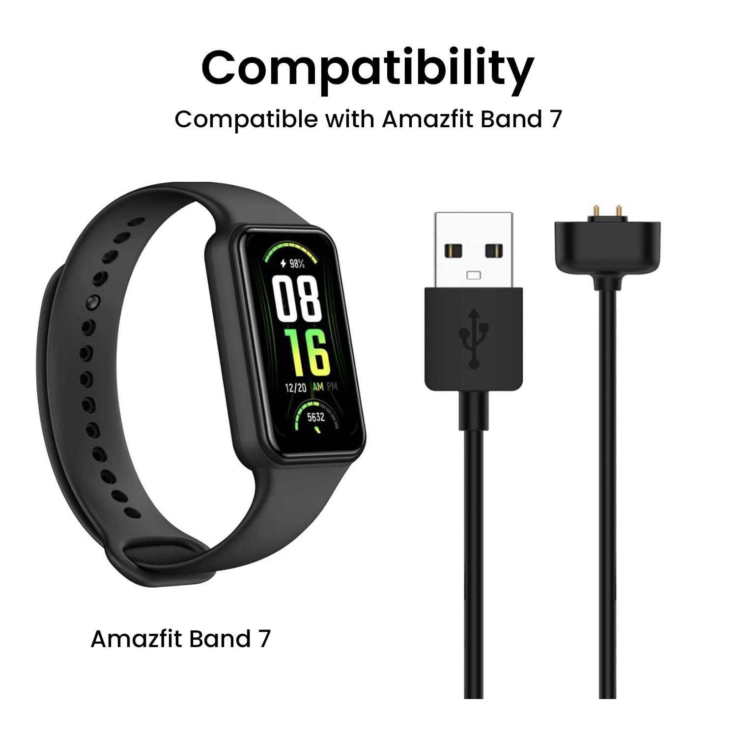 Charger for Amazfit Band 7、mySite、botmansion