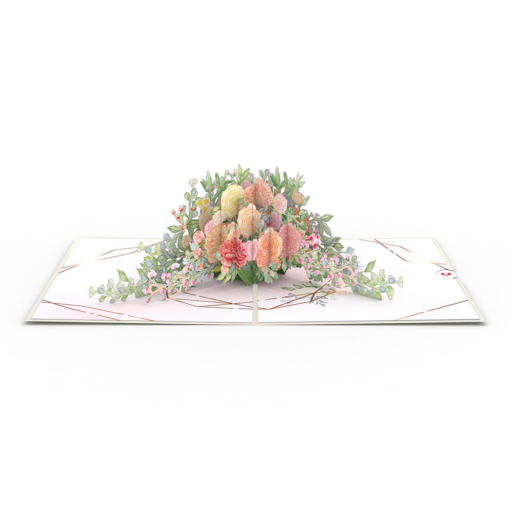 Wedding Florals Pop-Up Card、mySite、solidvoid