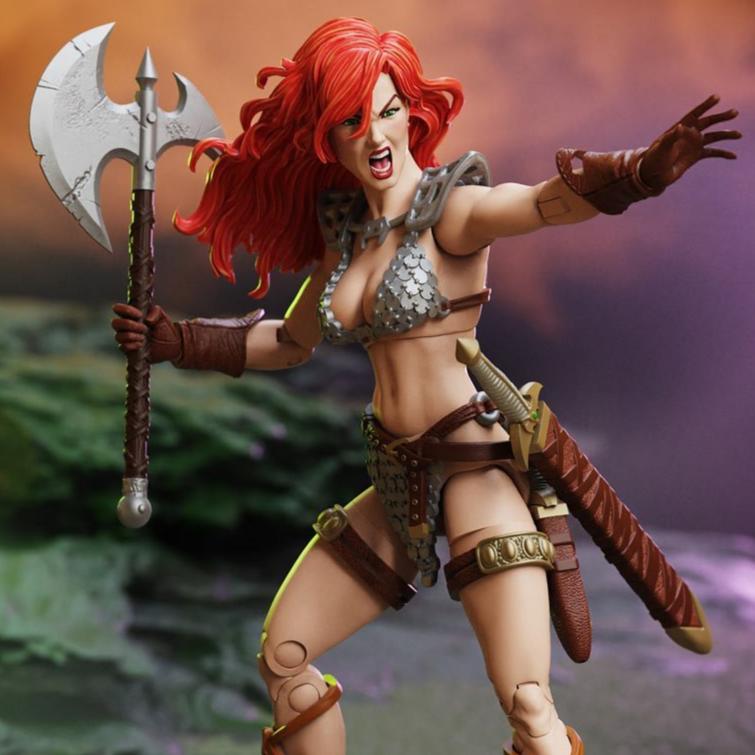 Boss Fight Studio Hero H.A.C.K.S. Red Sonja (1:18 Scale)、mySite、hgirdovlk