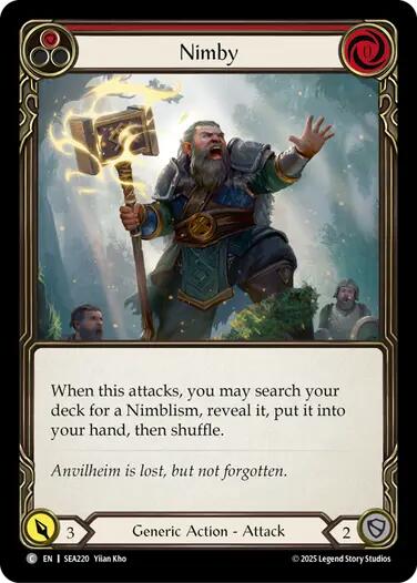 Nimby (Red) SEA220 (High Seas) Rainbow Foil、mySite、waistdrama