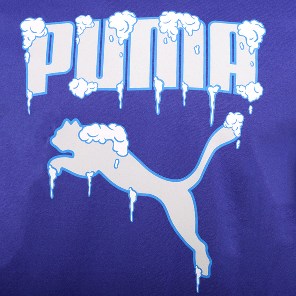 Frozen Cat Graphic Crew Neck Short Sleeve T-Shirt、mySite、gtrtttuynbv