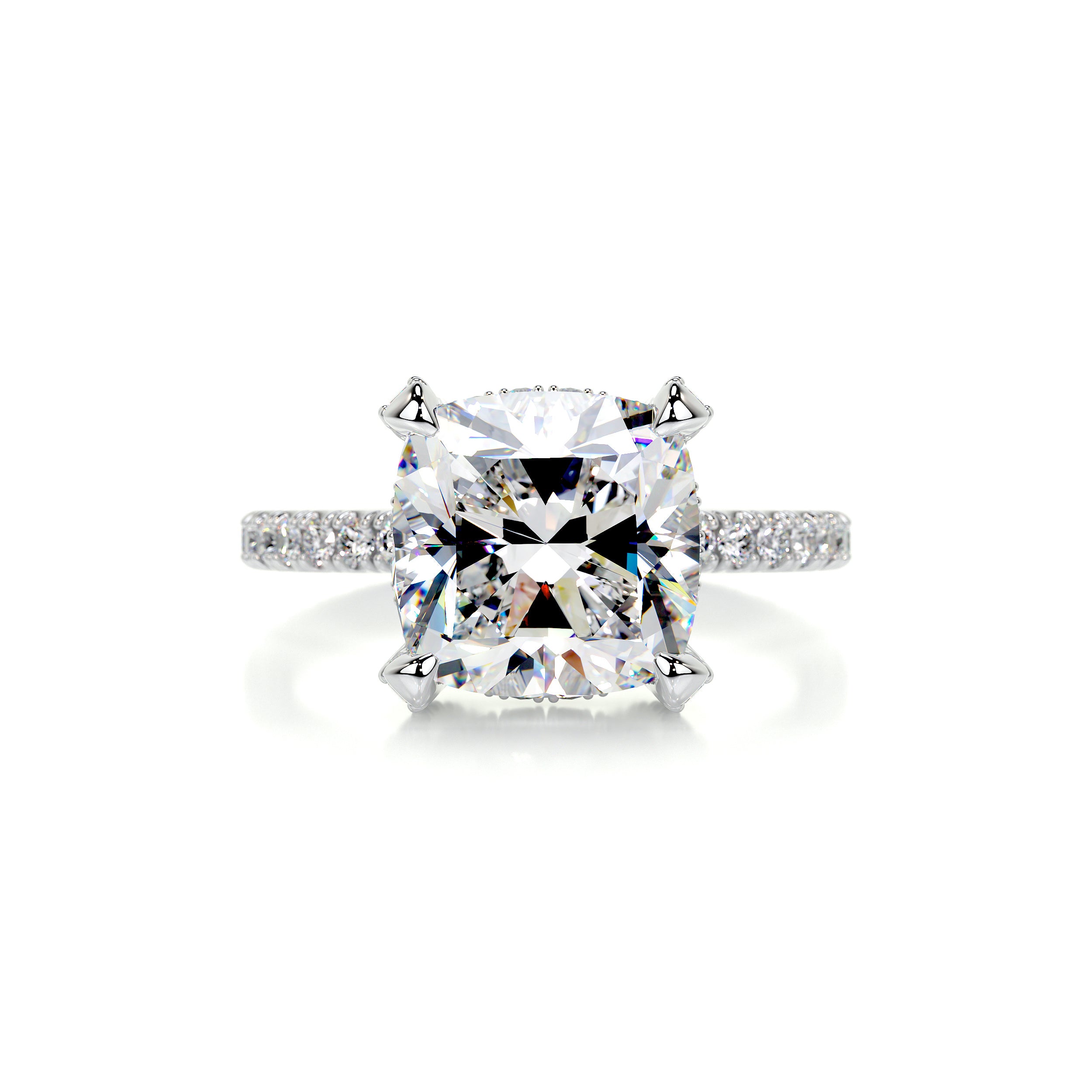 Quinn Moissanite & Diamond Ring -18K White Gold、mySite、hinf8tx79