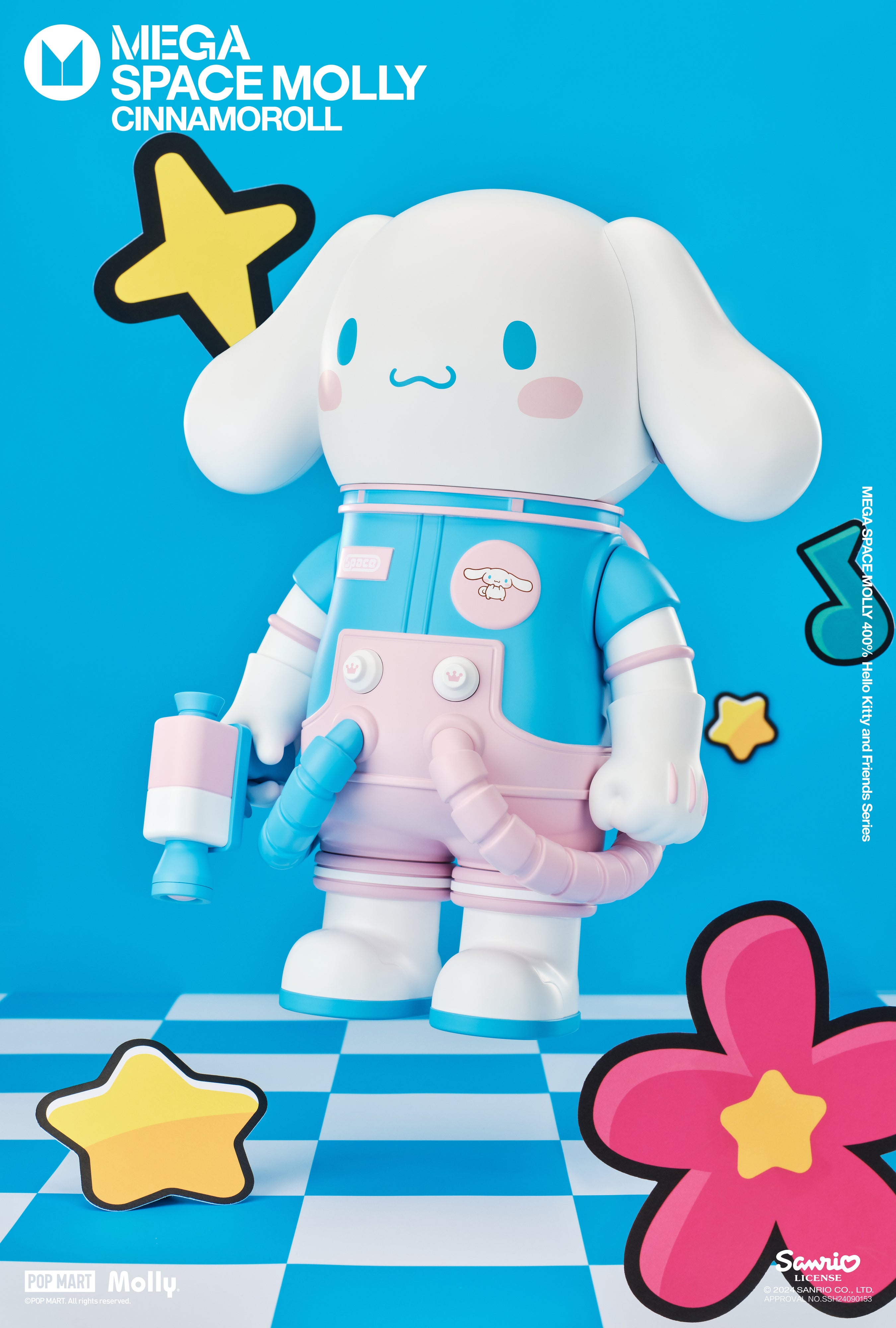  POP MART MEGA SPACE MOLLY 400% Sanrio Characters Series、mySite、greenlandpopulation