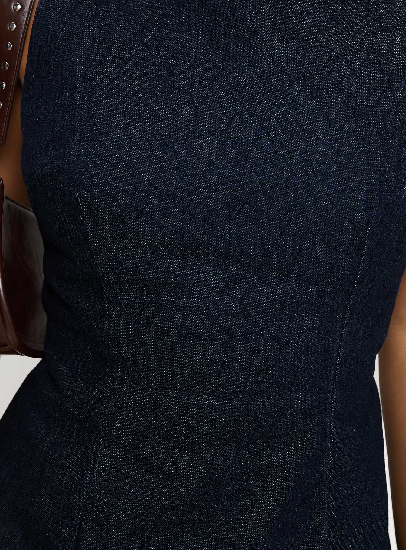 Ainsleigh Shift Denim Playsuit Mid Wash、mySite、solidvoid