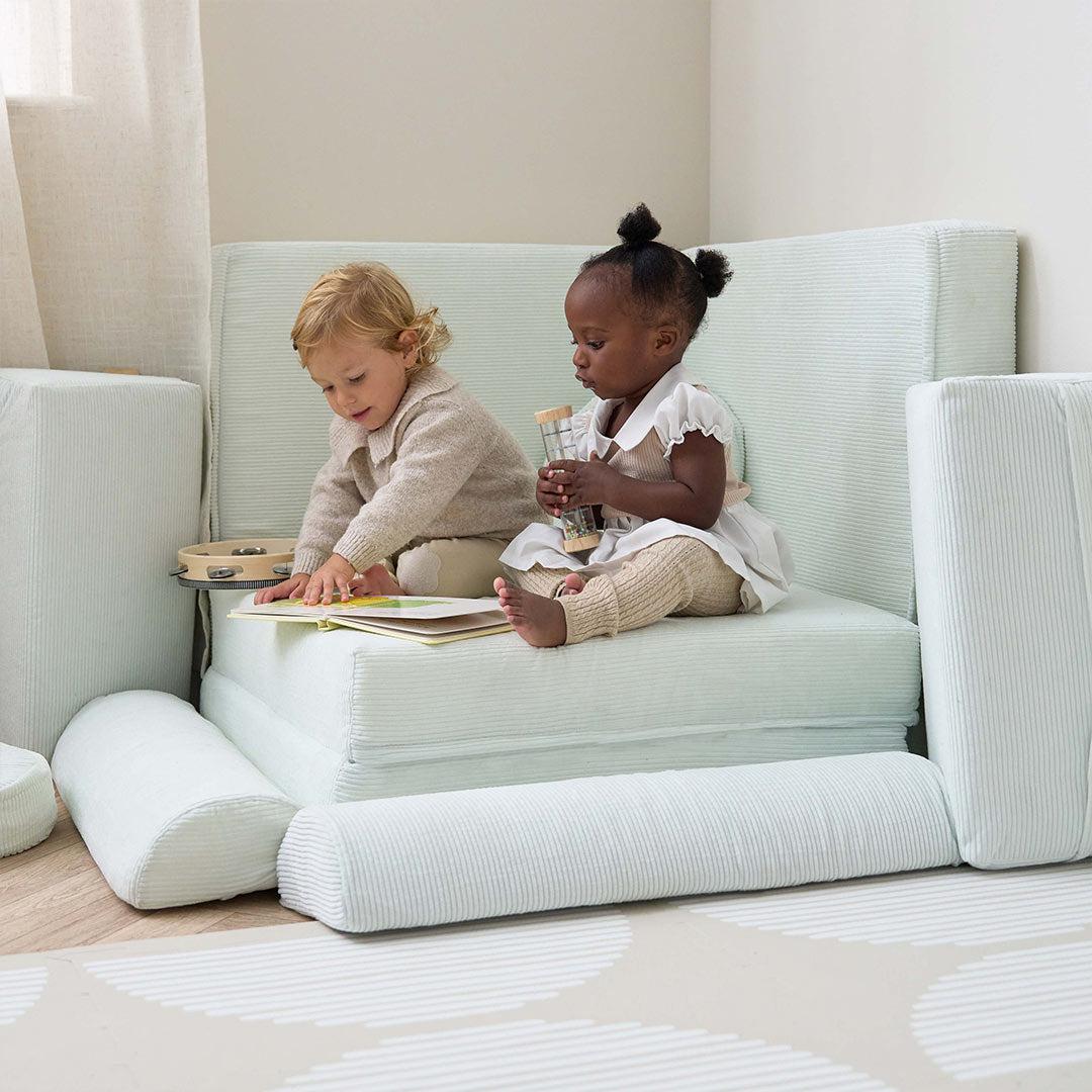  Tutti Bambini Playrama Montessori Kids Play Sofa - Sea Mist、mySite、merchandisen