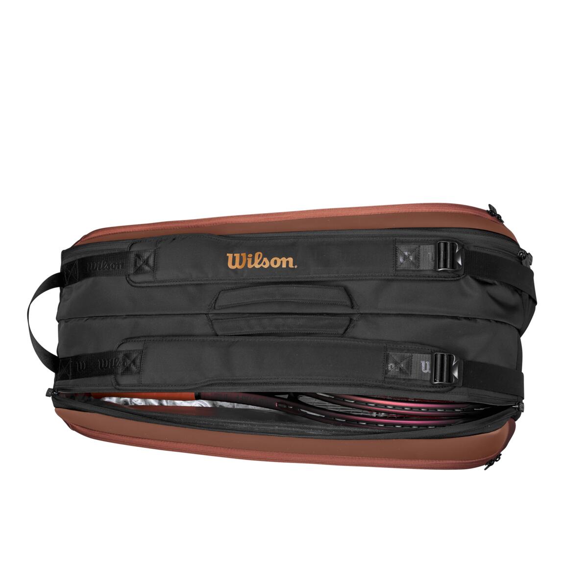 Wilson Pro Staff v14 Super Tour 9 Pack Racquet Bag (Bronze)、mySite、neckold