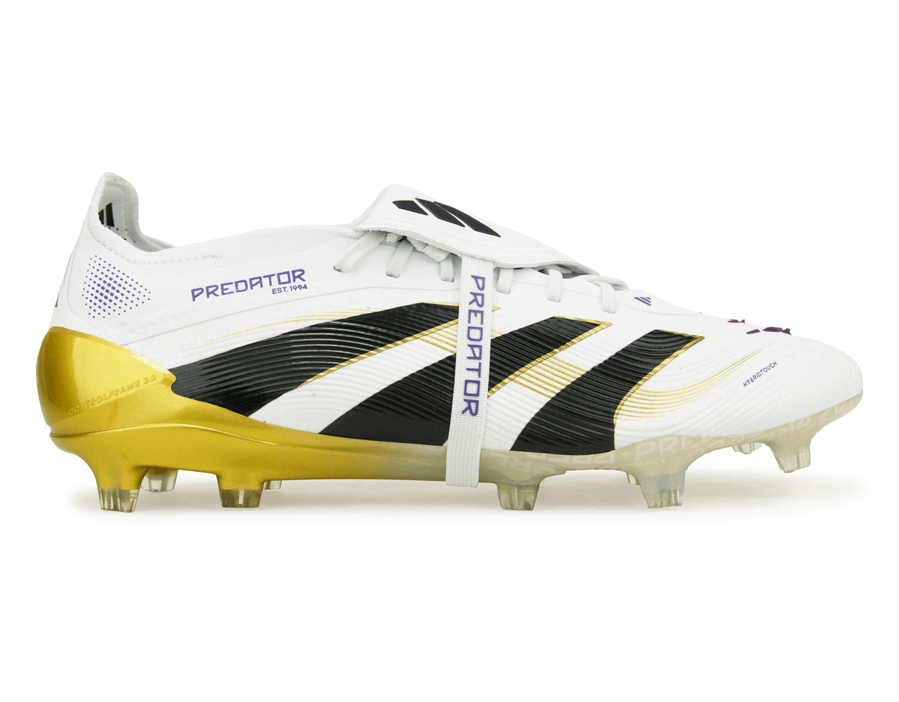 adidas Men's Predator Elite Foldover Tongue FG White/Black/Gold、mySite、noshort