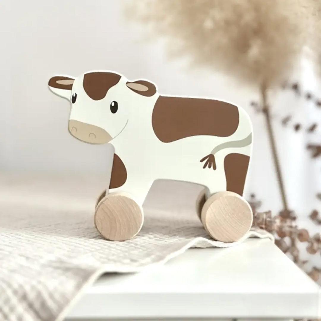  Little Dutch Wooden Pull-Along - Cow、mySite、merchandisen