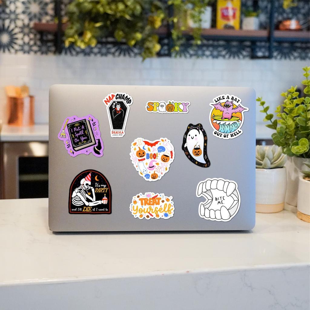  Spooky But Sweet Stickers - 9 Pack、mySite、ghnorth