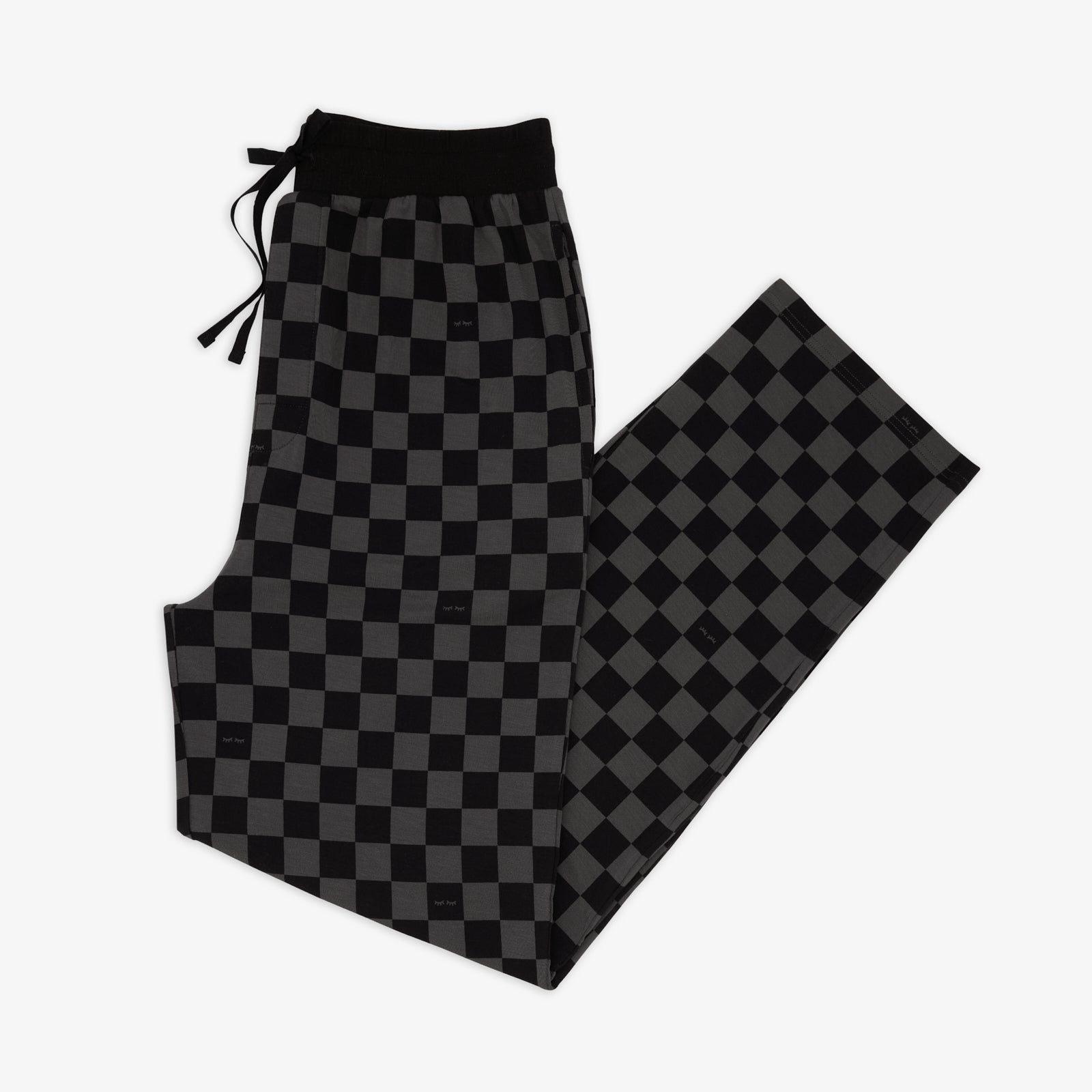Monochrome Checks Men's Pajama Pants、mySite、g9winljtr
