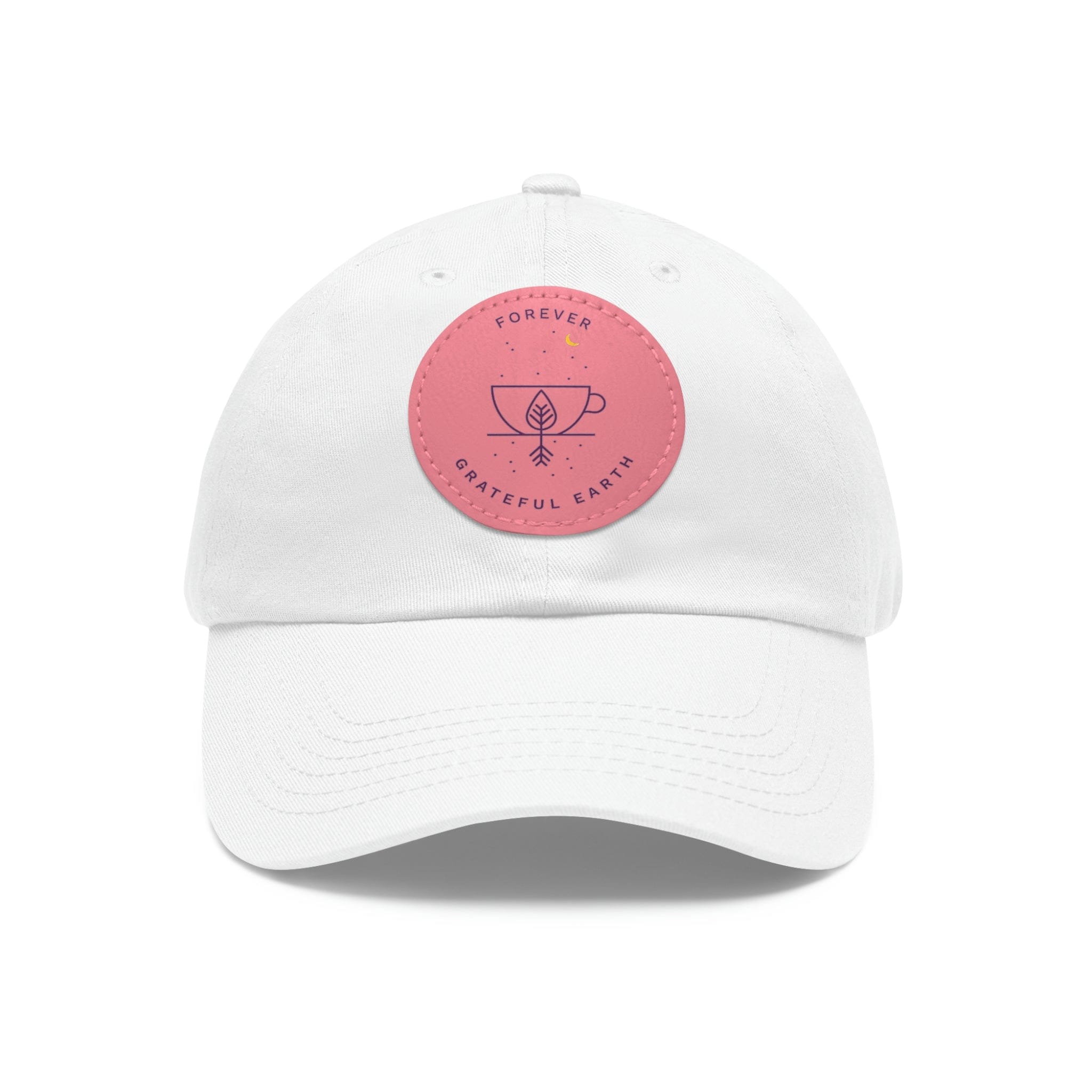 Dad Hat with Leather Patch (Round)、mySite、gigharbornorthrealestate