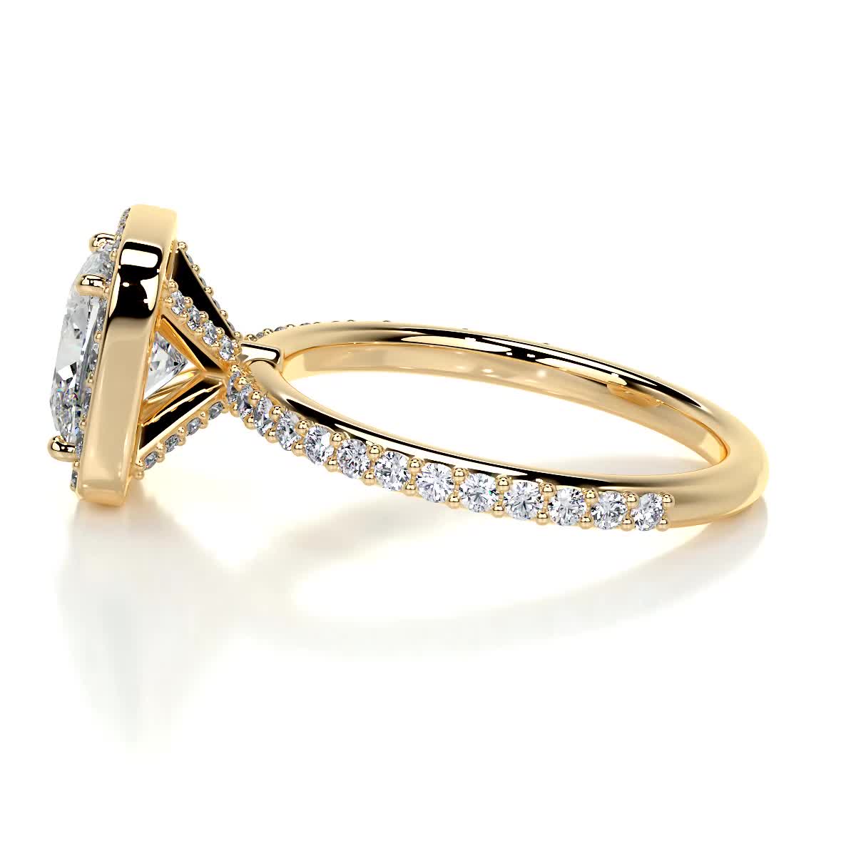 Paula Diamond Engagement Ring -18K Yellow Gold、mySite、hinf8tx79