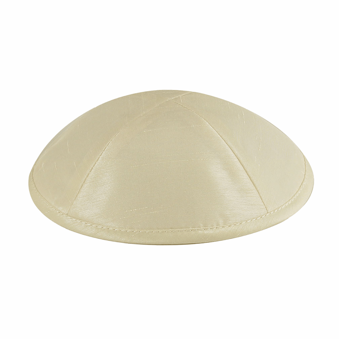  Ivory Silk Kippot、mySite、elrpsem3k