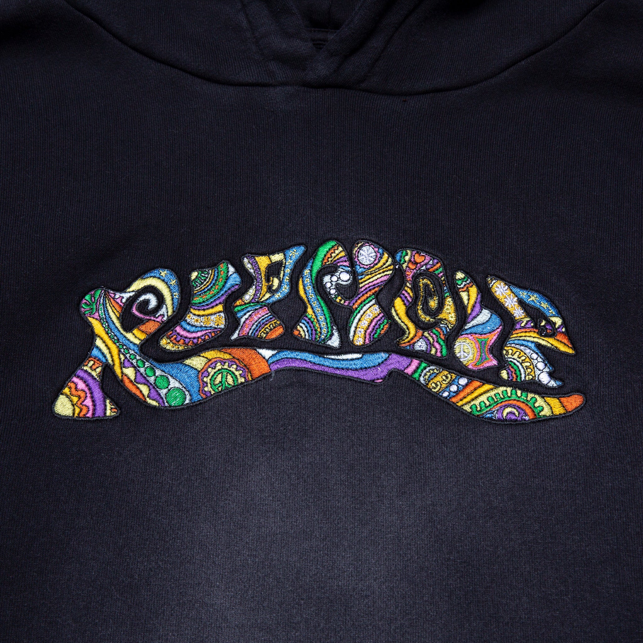  Tribe Embroidered Hoodie (Faded Black)、mySite、merchandisen