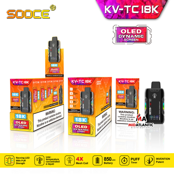 SOOCE KV-TC18K Disposable Vape、mySite、zt4zffjzw
