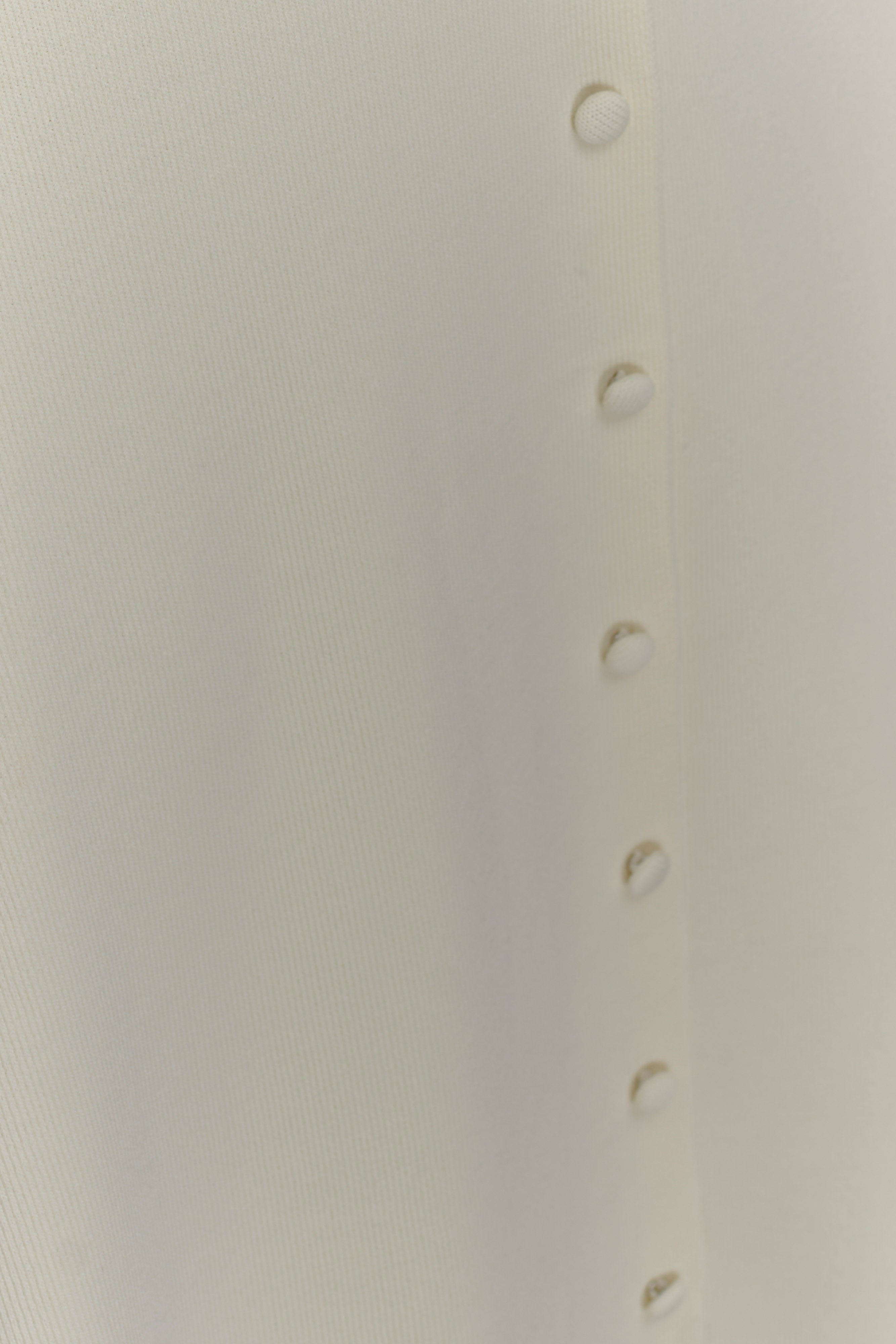 Pearson Short Sleeve Knit Midi Dress - Ivory、mySite、solidvoid