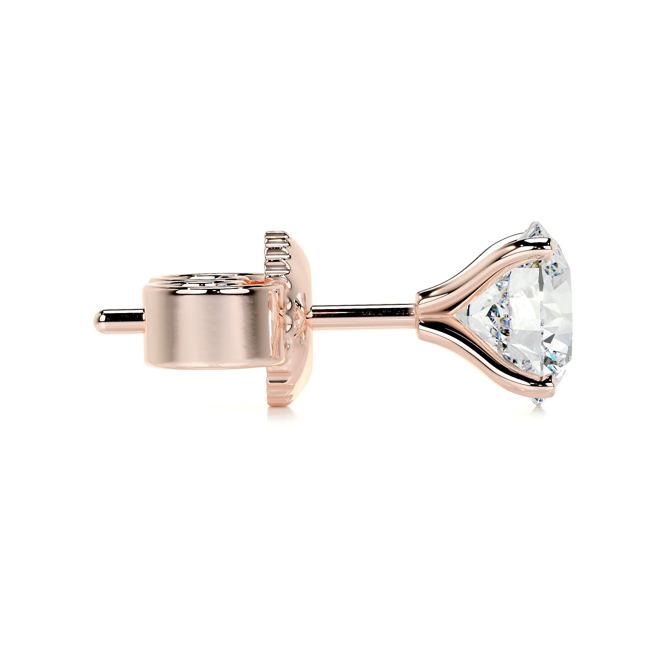Petit Allen Lab Grown Diamond Earrings -14K Rose Gold、mySite、hinf8tx79
