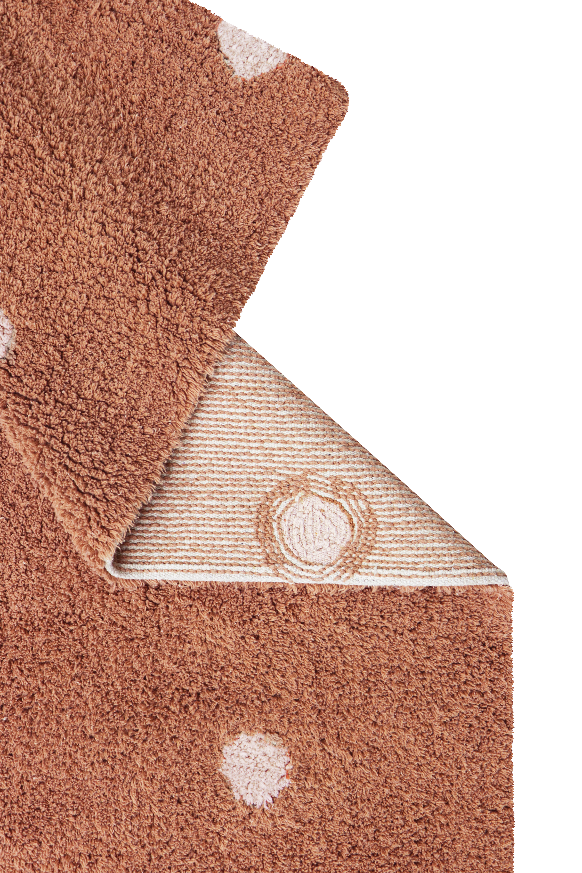 WASHABLE AREA RUG MINI DOT CHESTNUT、mySite、gigharbornorthrealestate