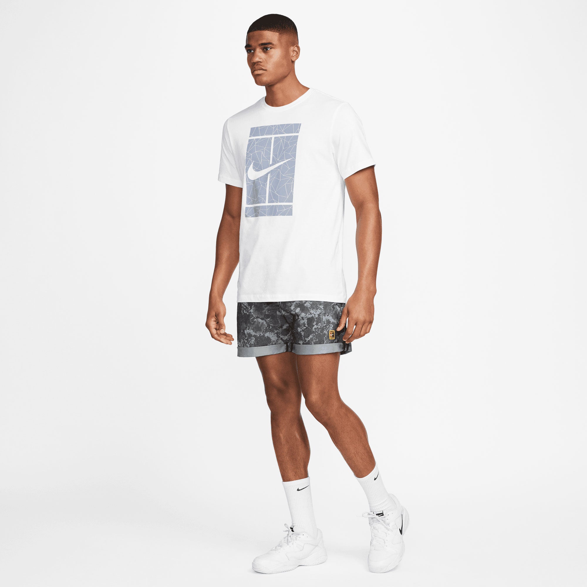 NikeCourt Dri-FIT Heritage London Men's Printed Tennis Shorts