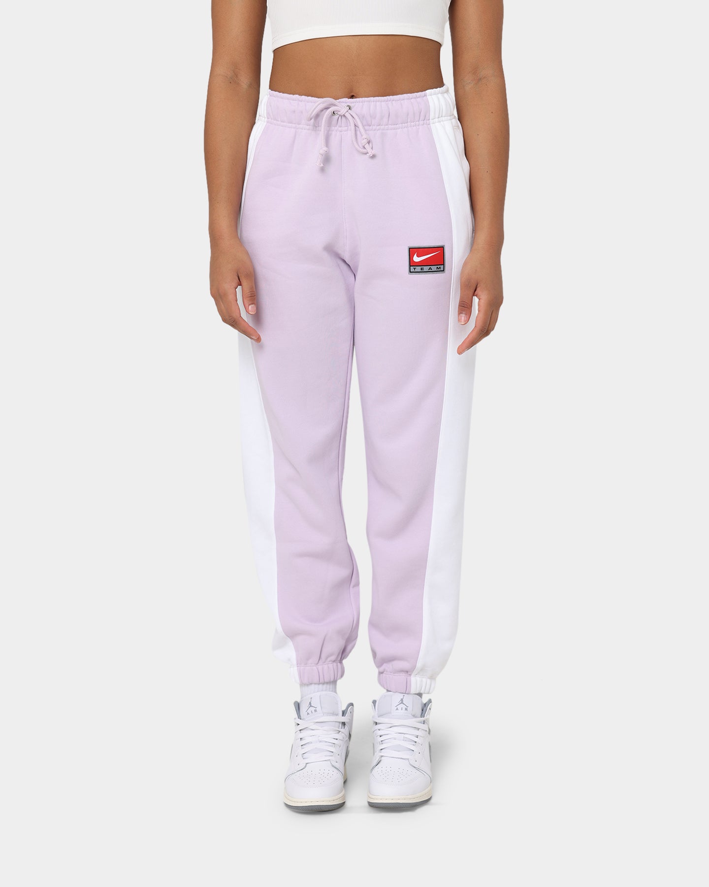 Nike Women's Nike Sportswear Team Nike Fleece Pants Doll/White、mySite、zt4zffjzw