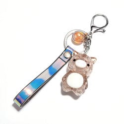 Crackled Acrylic Pig KeyChain, Lights Up! Super Cute for Kids*、mySite、g9winljtr