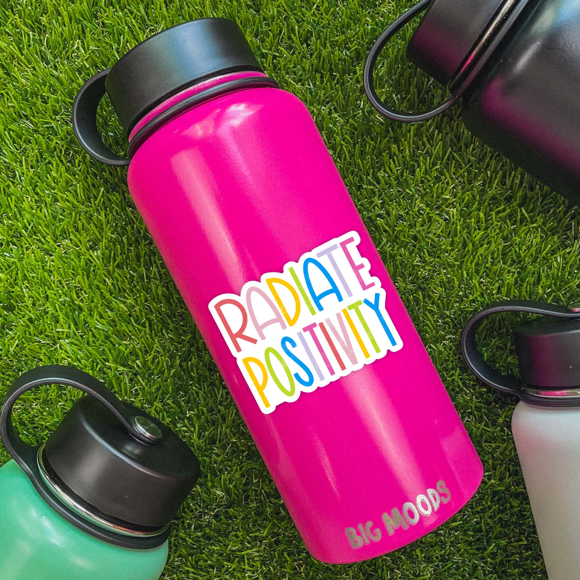  Radiate Positivity Colorful Lettering - Positivity Sticker、mySite、elrpsem3k